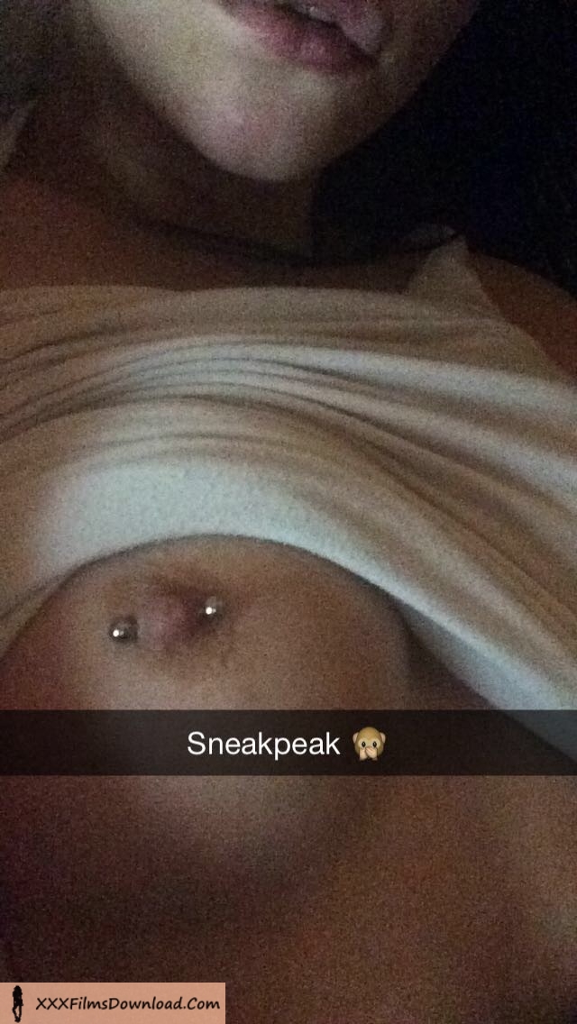 Snapchat Sneakpeak Pierced Nipples! 
