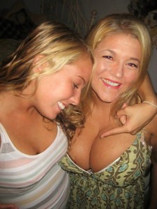 She Loves Mom's Boobs!