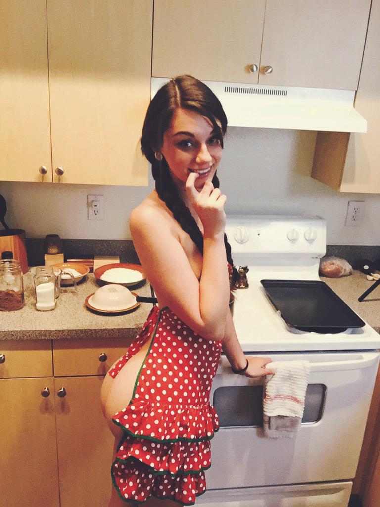 In the kitchen