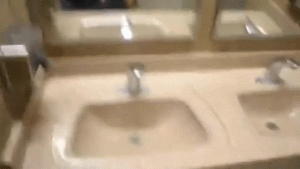 Public bathroom [GIF]