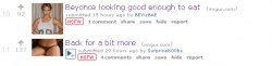 A stunning coincidence: Front page of /r/thick