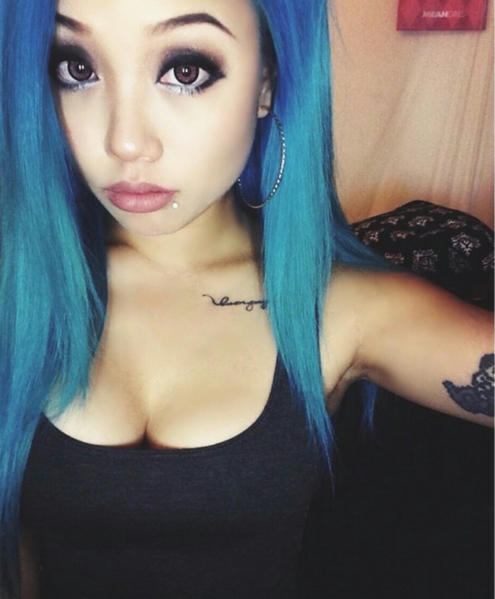 Blue hair