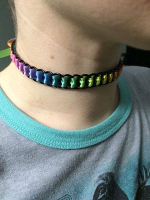 Chain Mail Ribbon Collar