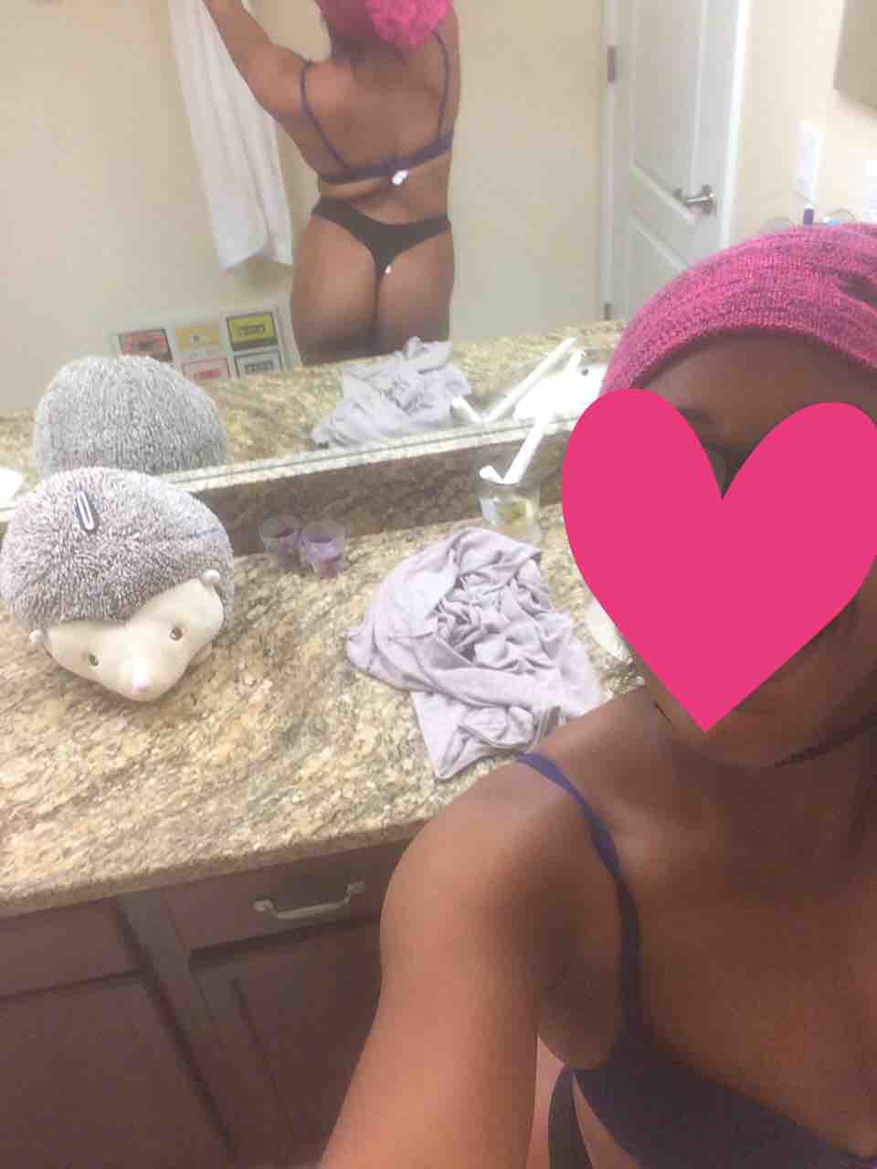 I'll be waiting [f]or you in a beanie and high waisted thong (;