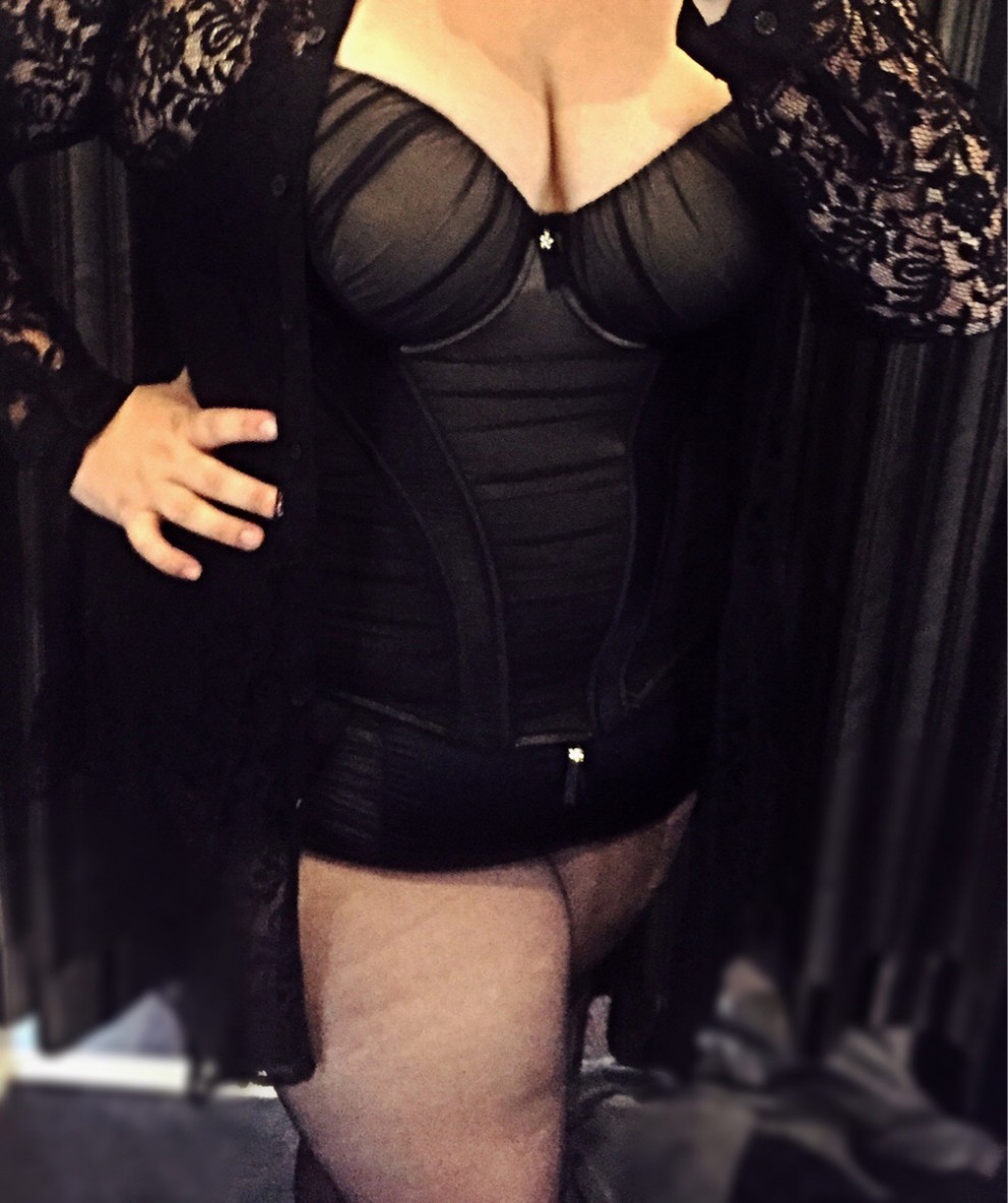 Lingerie shopping the other day. Feat. Thick thighs