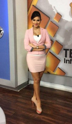 Massiel Carrillo - Light pink suit separates