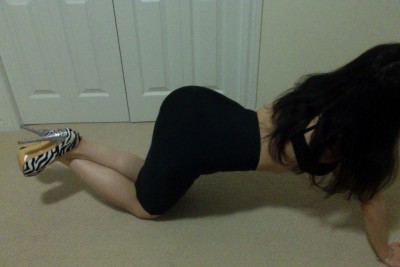 On all fours! What happens next?! :O