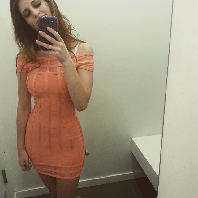 Orange dress
