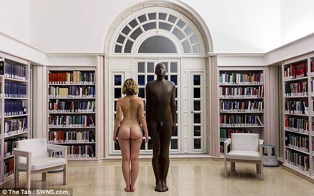 The winner of this year's "Best Bum" competition at Cambridge University