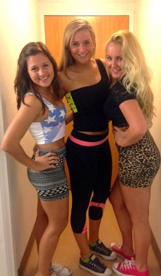 Three College Cuties