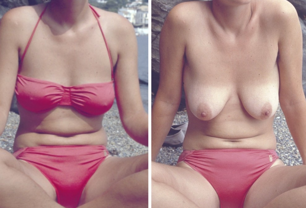 with & without bikini top