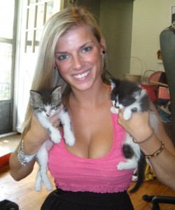 Both hands full of pussy