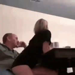 Fucking while having a conversation. [GIF]