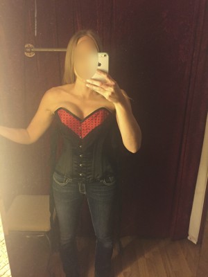 My wife recently bought her first real corset. What do you think?