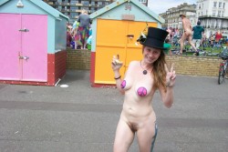 World Naked Bike Ride - Brighton