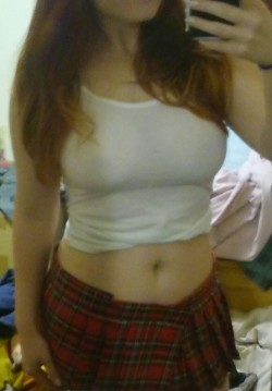 [F]risky in school girl skirt