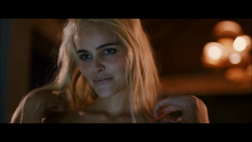 Isabel Lucas providing the backstory in "The Loft"