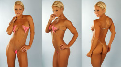 Jamie Eason-Middleton in what could be called a bikini