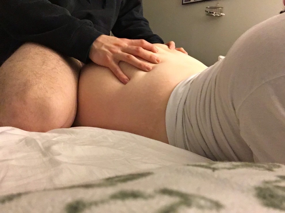 F23/M21. Grabbing and squeezing her booty.