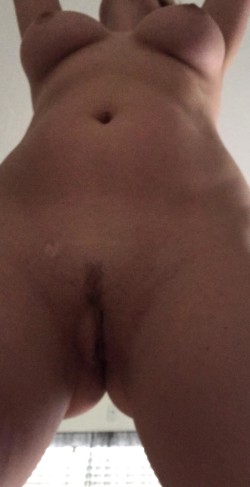 His view of my big boobs from the bottom ;p The real wild part came next!