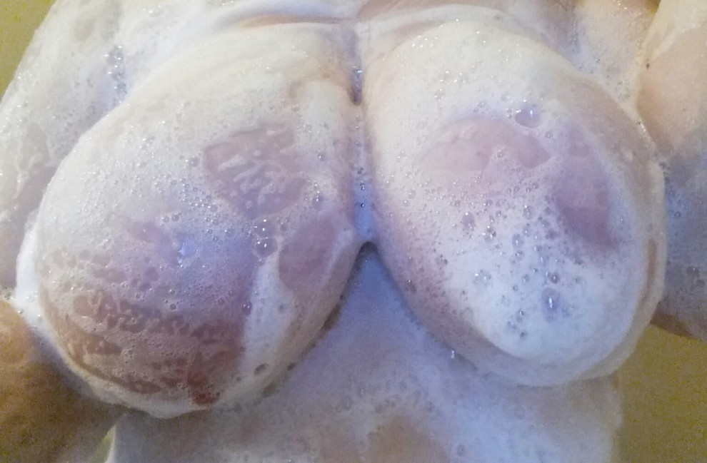 My big soapy tits