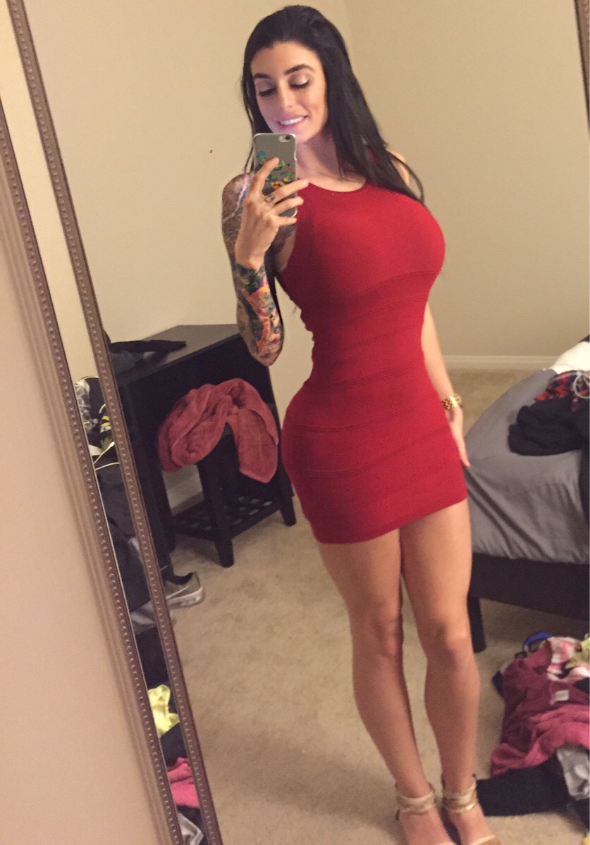 Porno Red Dress