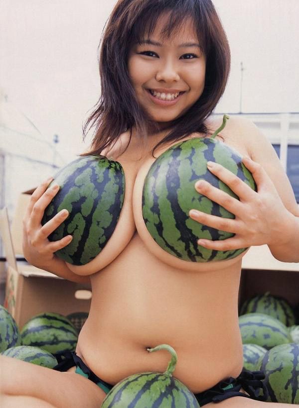 Big Boobs in Watermelon