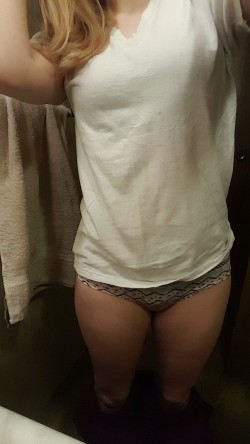 Big tee shirts and sexy panties are some of the best things in life.