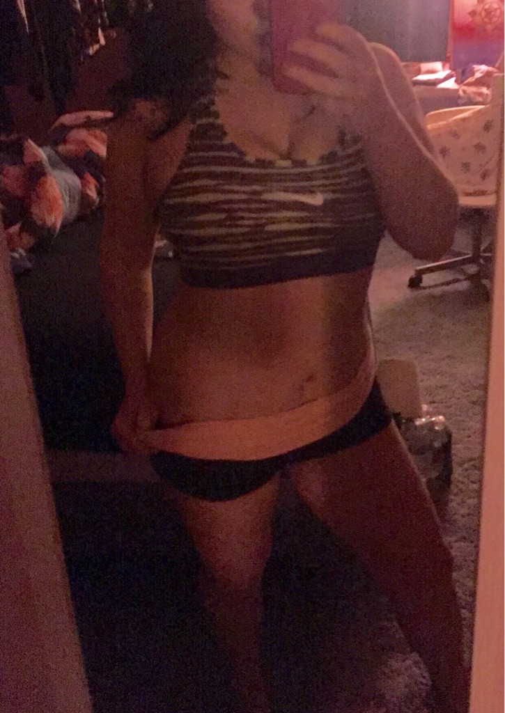 Feeling sexy in my new sports bra