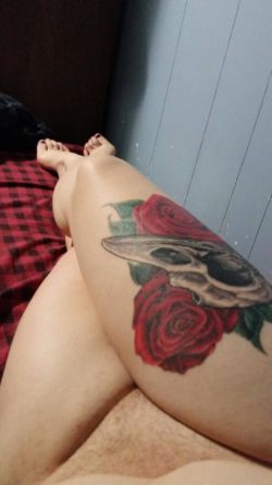 Just relaxing a bit be[f]ore work!