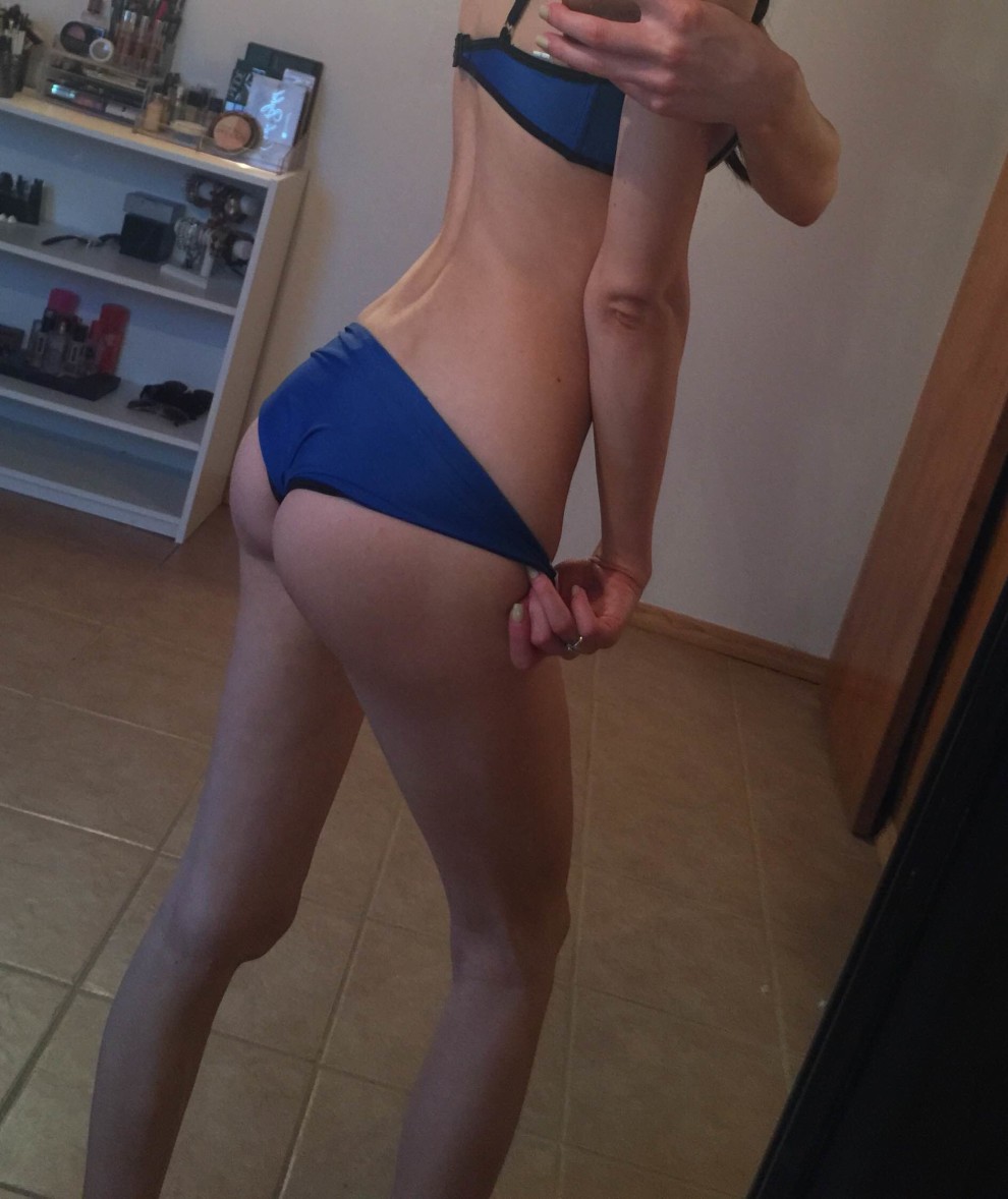 Satin bikini are the com[f]iest