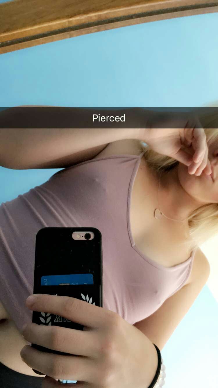 BabyLoganJays's sister got her nipples pierced