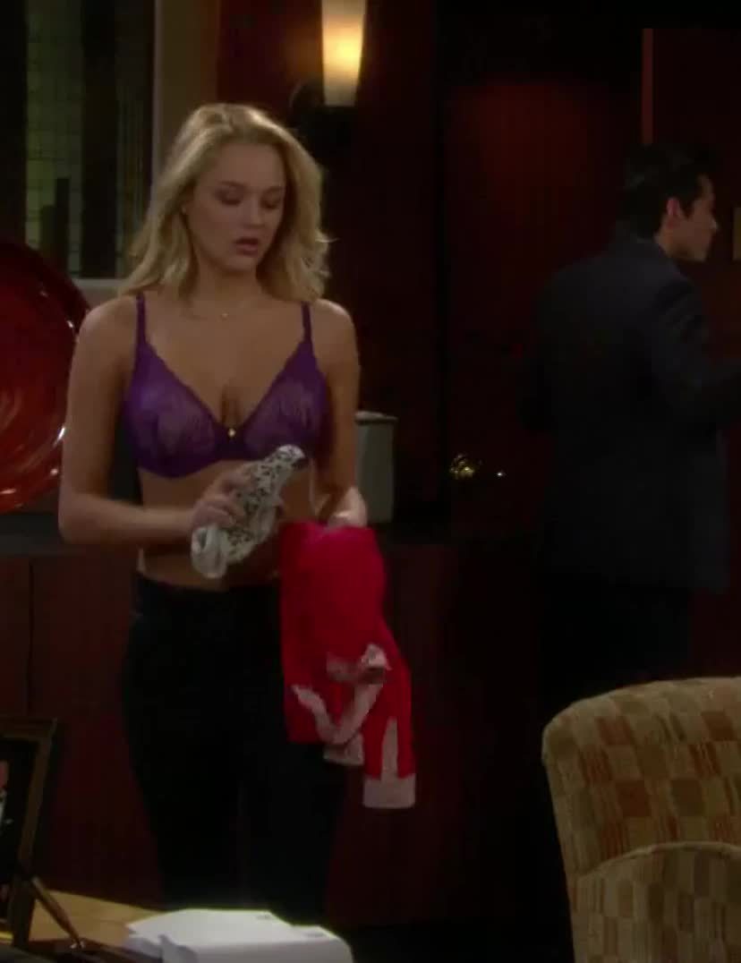 Hunter Haley King has a couple of big plots on The Young and the Restless