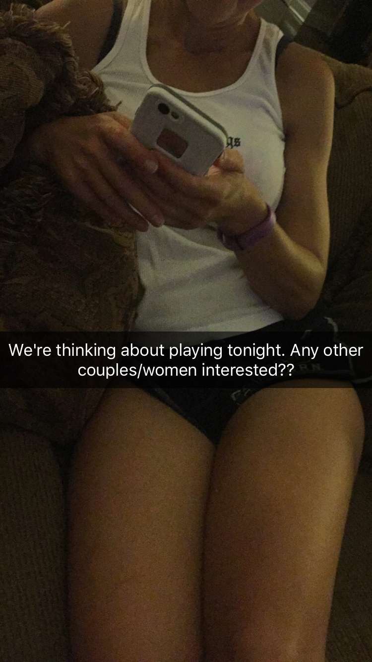 Had fun playing tonight! Looking for other couples or women to play with!