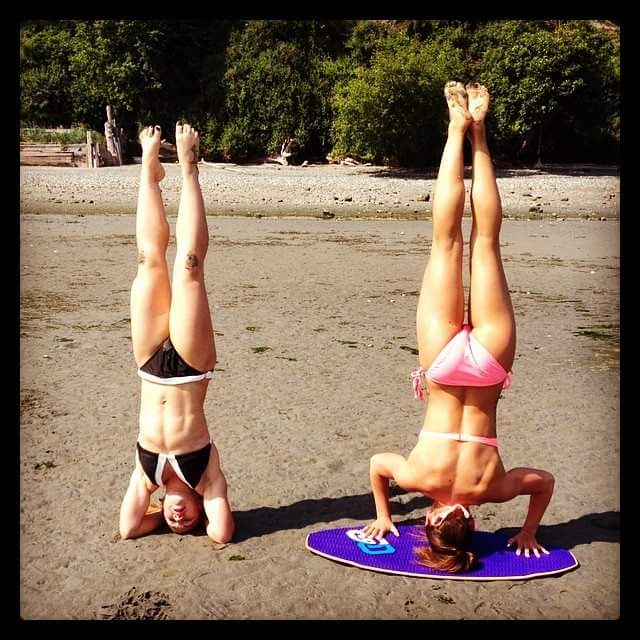 Head stand show offs