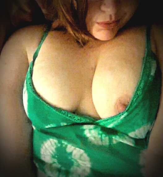 Just an old pic I forgot about. I love my nipple poking out like "heyyyy girl