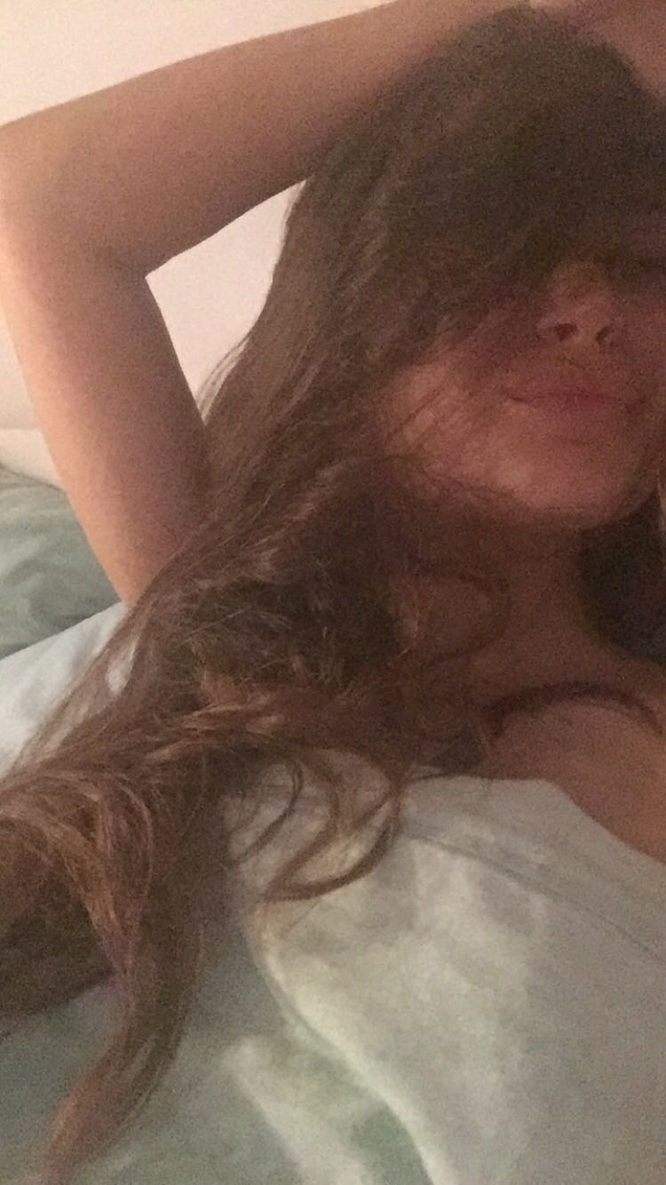 Messy bed hair