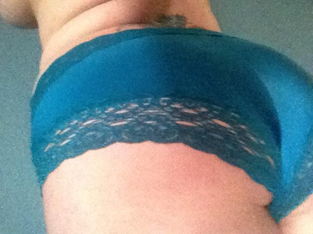 My lacy blue butt