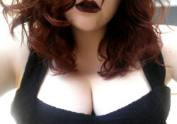 New lipstick and booby shirt [f]