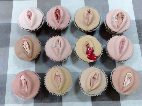 So my friend was asked to make these muffins for bachelorette party