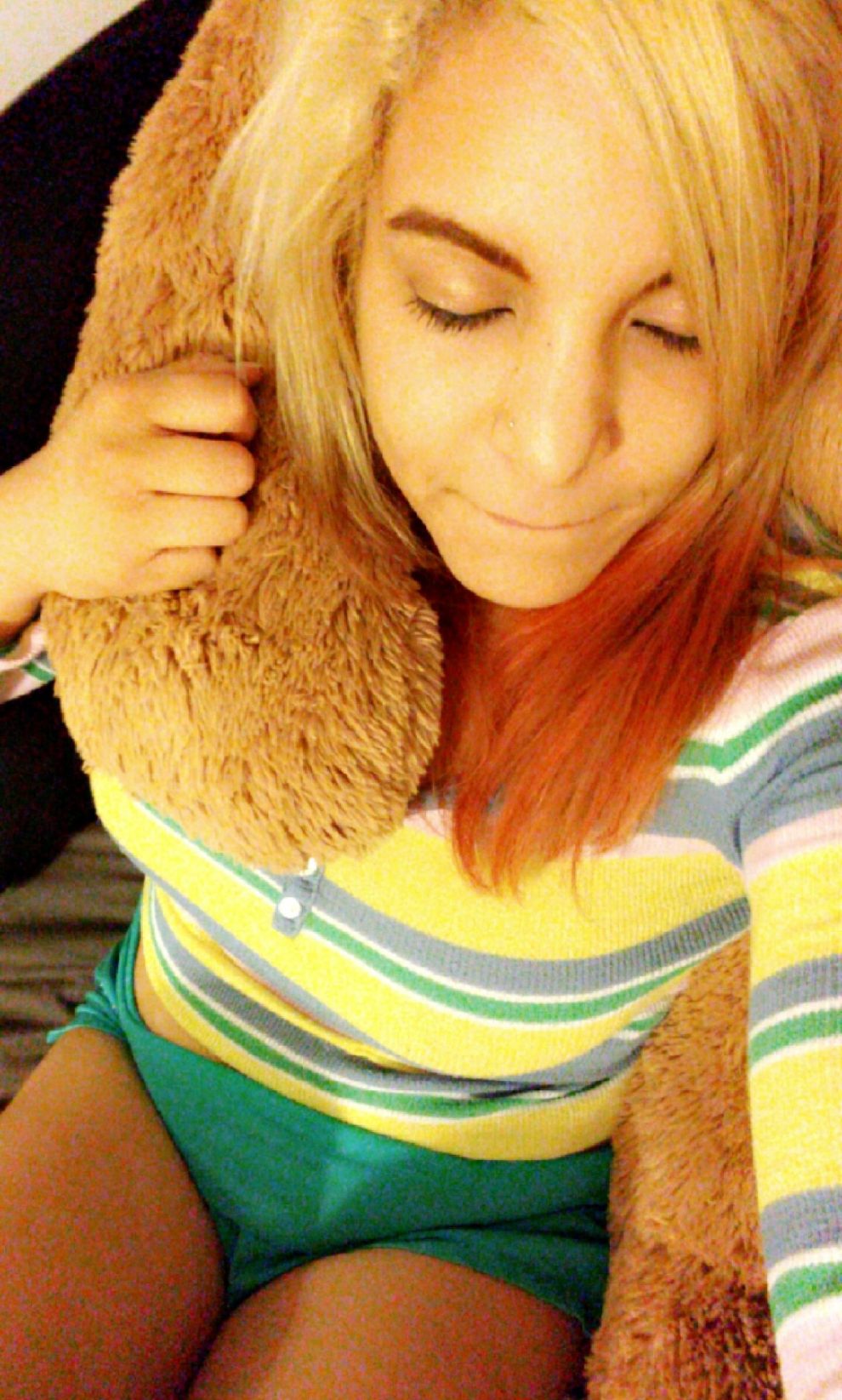 Teddy bear. (f)