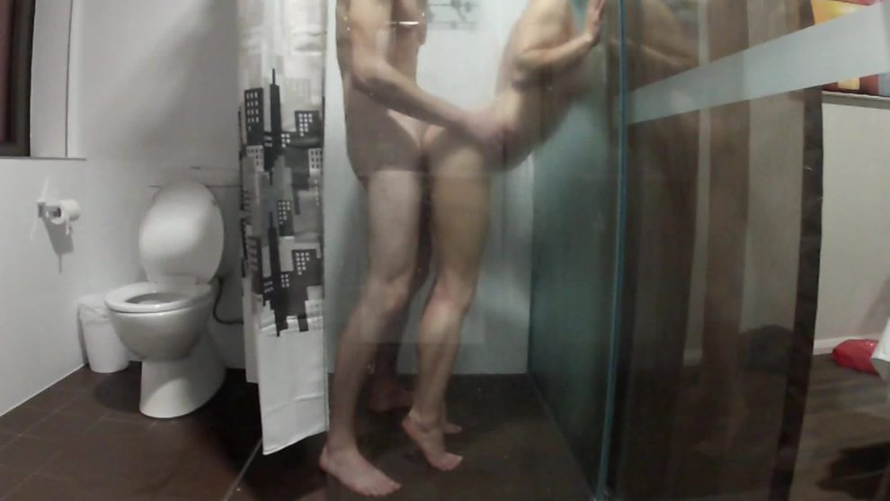 Just a sneaky warm up fuck during our pre-sex shower (from our first sex tape)