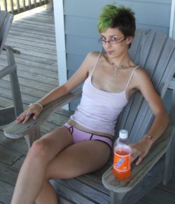a nice cold bottle of sunkist on a hot summer day