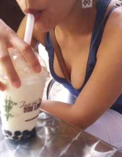 just enjoying some re[f]reshing boba