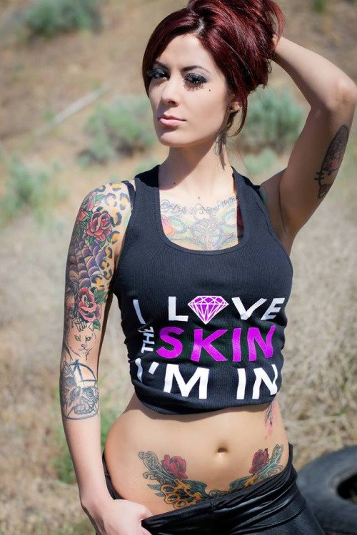 Believe me we here at /r/hotchickswithtattoos love the skin too