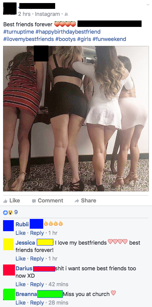 Best friends post ass pics together ( x post trashy)