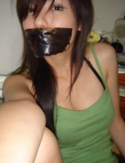 Gagged Selfie 2