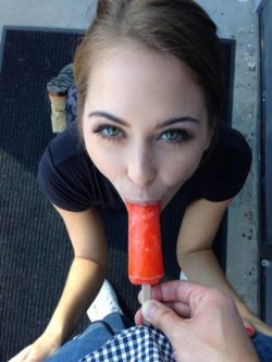 Popsicle blowjob