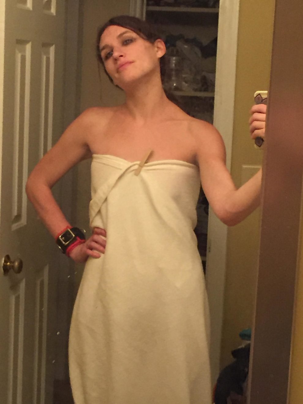 Postcoital Blanket Dress! (f)