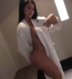 Sexy in a robe